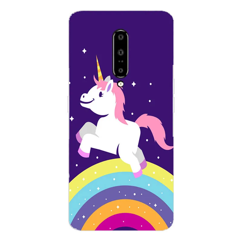 Мягкий ТПУ чехол для телефона Oneplus 7 чехлы телефонов с цветочным рисунком мягкий