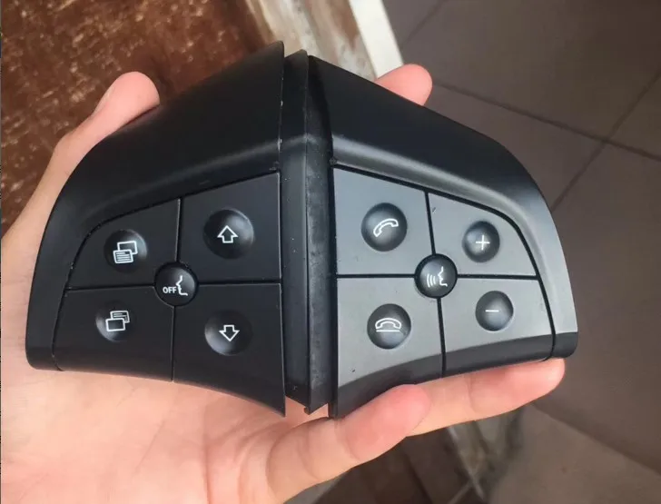 Для Mercedes-Benz W164 W245 W251 GL350 ML350 R280 B180 B200 B300 рулевое колесо переключатель Управление кнопки - Цвет: 1pair black switch
