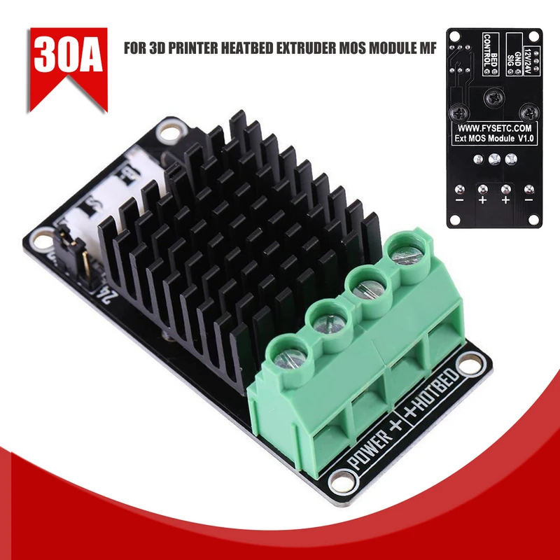 Mayitr 1 шт. 30A нагревательный контроллер МОП Модуль MKS MOSFET для 3D принтера тепловой