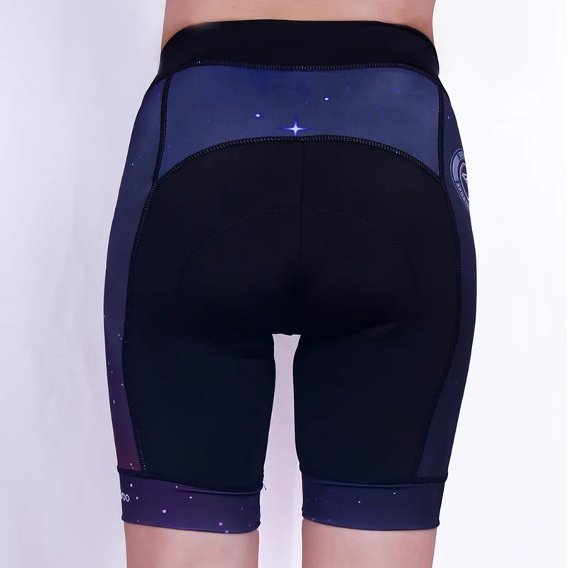 High Quality Meikroo Brand women Starry sky Bicycle Comfortable Sponge Gel Padded Bike Short Pants Cycling Shorts Size S-XXL | Спорт и