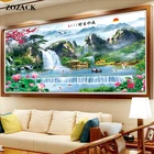 Zozack, Рукоделие, сделай сам, Китайская вышивка крестиком, пейзаж, картины, настенные украшения для дома, наборы для вышивки, набор крестиков