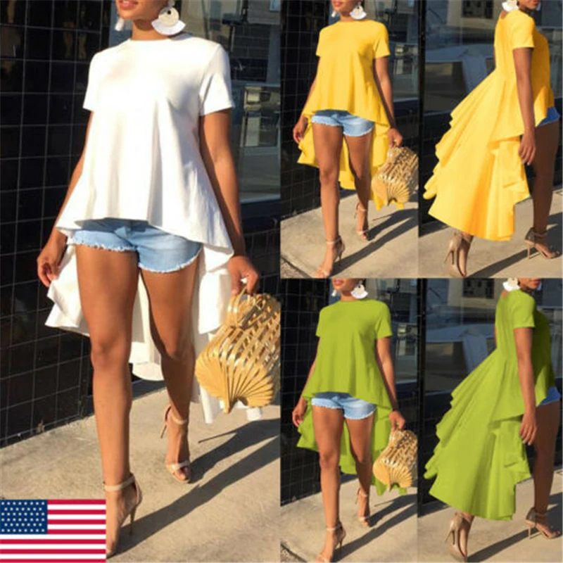Лето 2019 пикантное пляжное летнее платье US Ever-Pretty длинные шифоновые вечерние