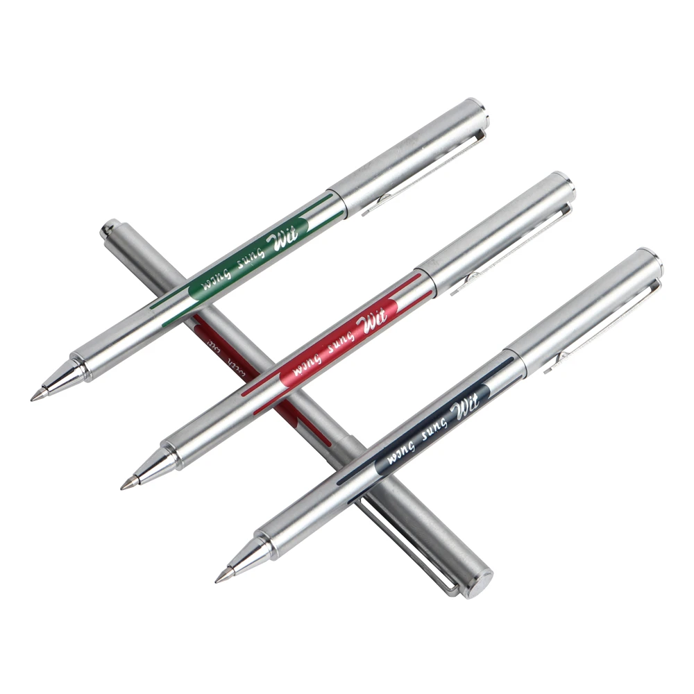 Гелевая ручка GENKKY 1 шт. металлические ручки для школы офиса пионт 0 5 мм черные