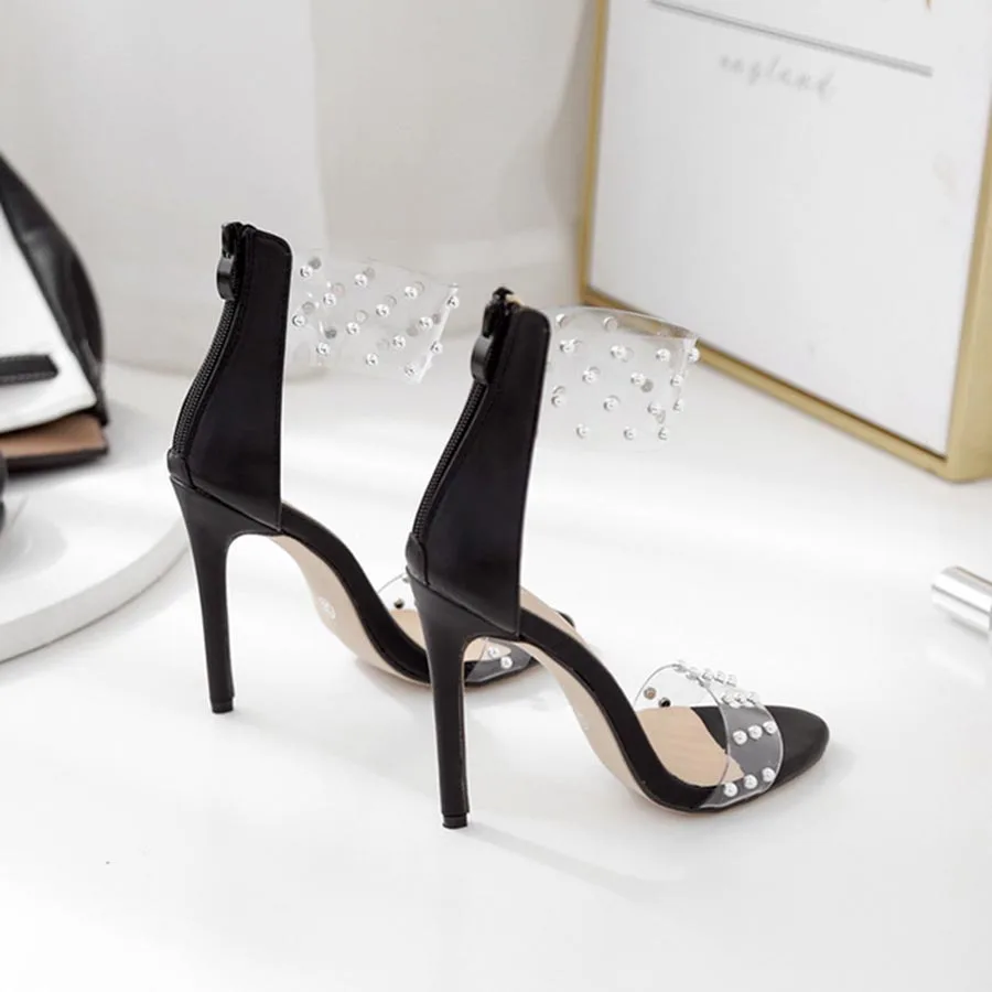 Vogue New European / American Style Classic Nice Looking Transparent Women High Heel Sandals Fashion &amp Elegant Female | Обувь