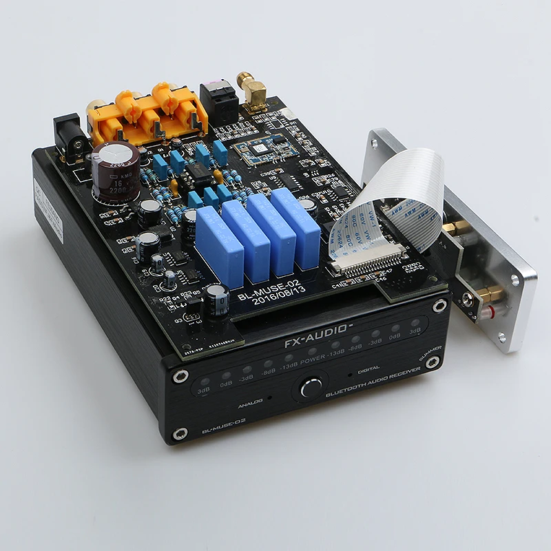 FX Audio BL MUSE 02 CSR8670 NE5532P TA7666 Bluetooth 4 0 HIFI аудио ресивер волокно coax AUX без потерь APTX 12V1A RCA