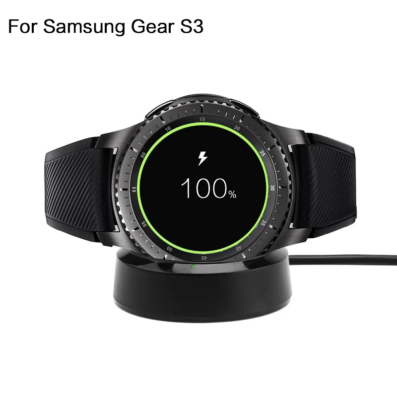Беспроводная зарядная док станция для Samsung Gear S3 Смарт часы зарядное устройство