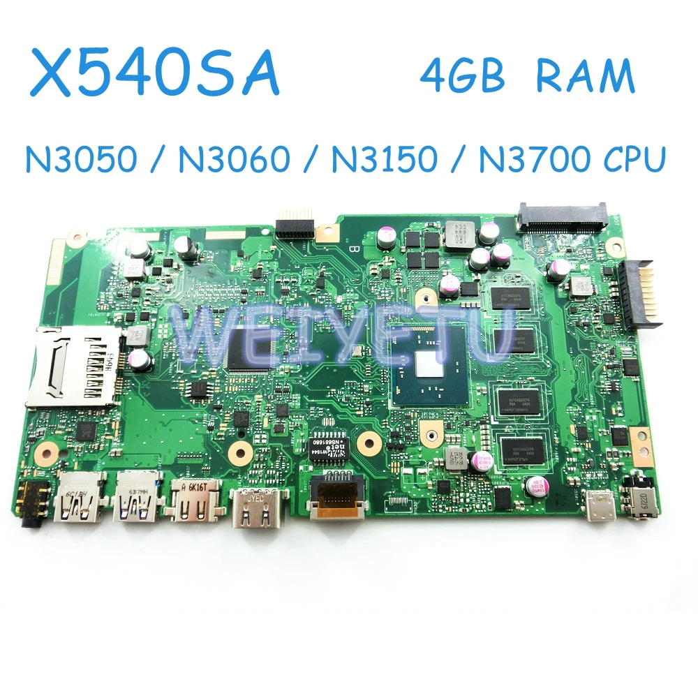 X540SA с DDR3 4 Гб Оперативная память материнская плата для ноутбука ASUS VivoBook X540SAA F540S X540S