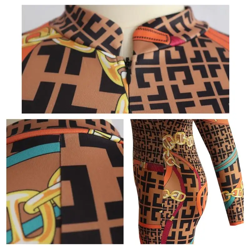 2020 новые модные Сексуальные Обтягивающие Комбинезоны с воротником стойкой на