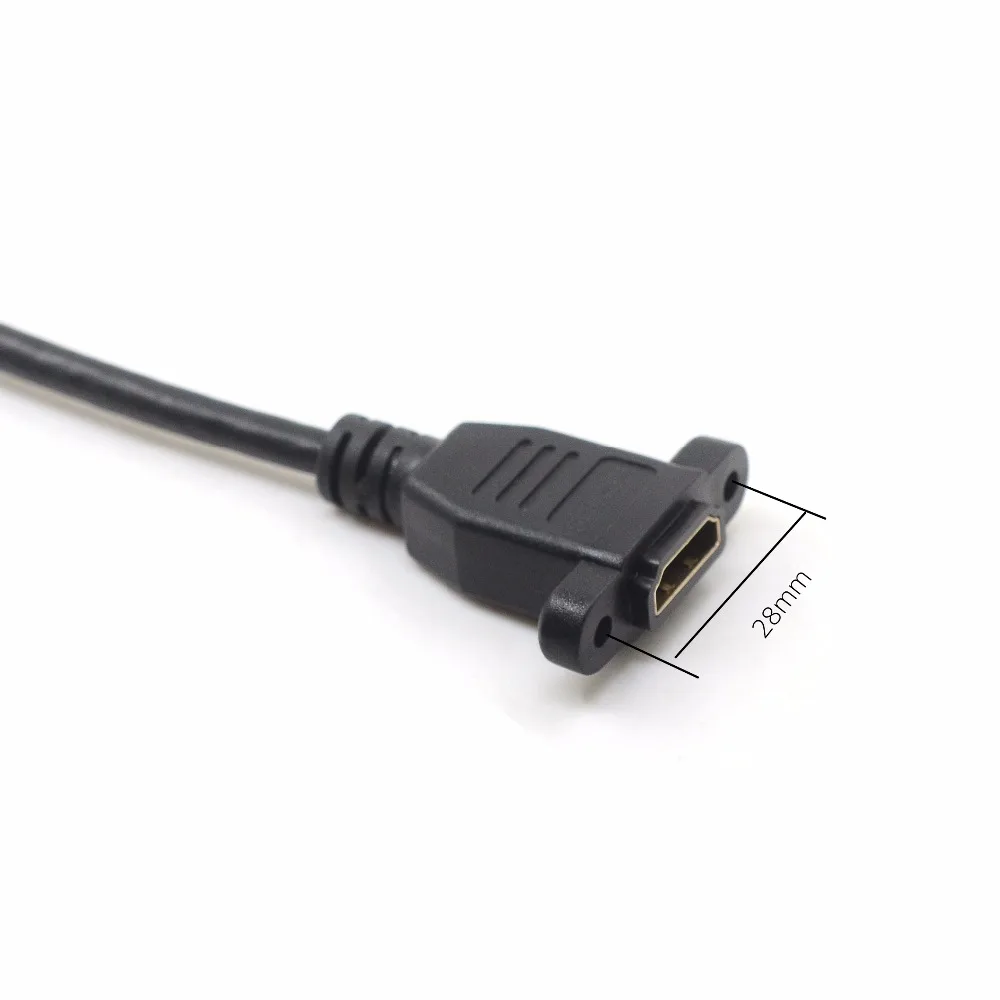 15 см HDMI 2,0 4K* 2k кабель 60Hz HDMI 2,0 V v2.0 правый левый вверх вниз угол папа-мама Панель Крепление с винтами HD удлинитель