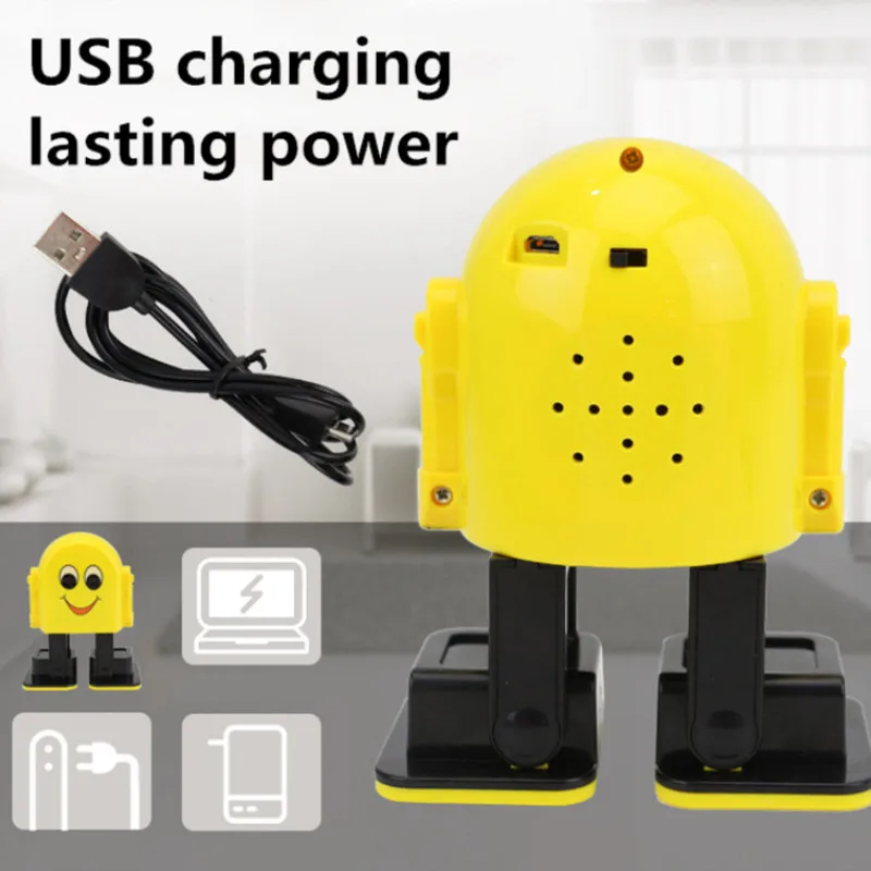 Умный танцевальный музыкальный робот Bluetooth обучающая игрушка с usb зарядкой и