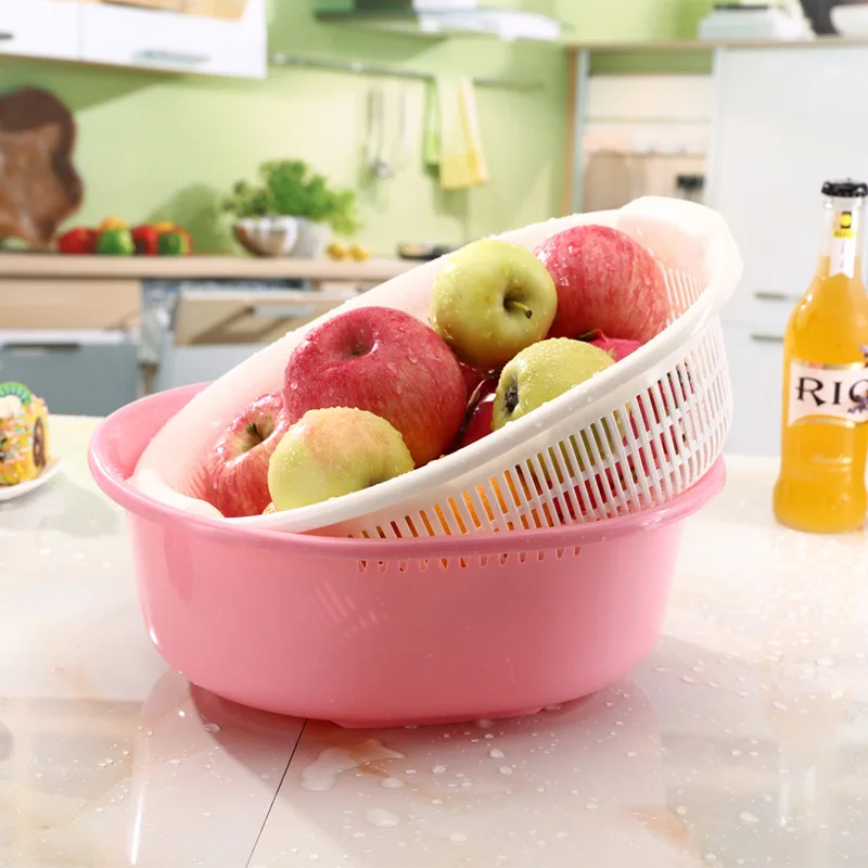 QuickDone Пластик Фруктовая корзина для хранения Коробки Кухня сливная раковина