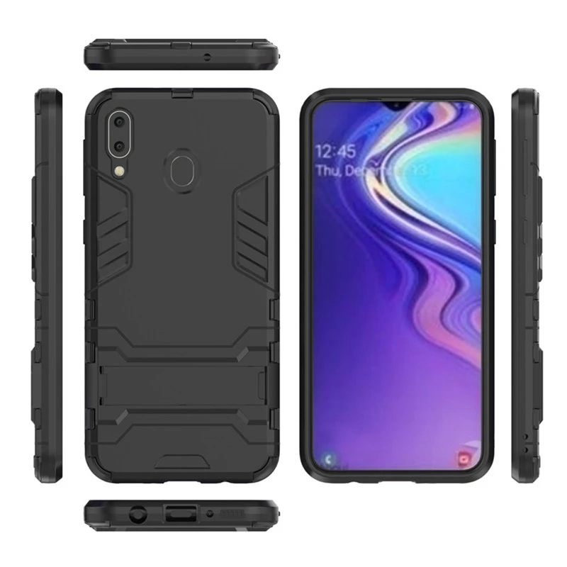 Чехол для Samsung A50 противоударный чехол из ТПУ и поликарбоната жесткий пластиковый