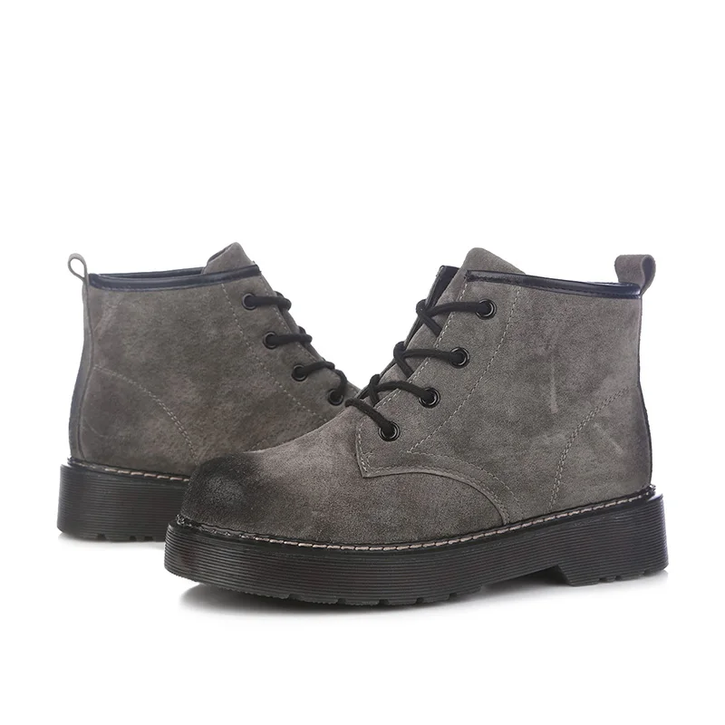 Женские ботильоны в стиле панк на платформе и высоком каблуке Осенняя обувь