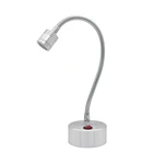 Светодиодный светильник с выключателем, 1 Вт, 3 Вт, 10-50 см, с гибким шлангом, не требует питания, поворотный сварочный светильник для ювелирных украшений