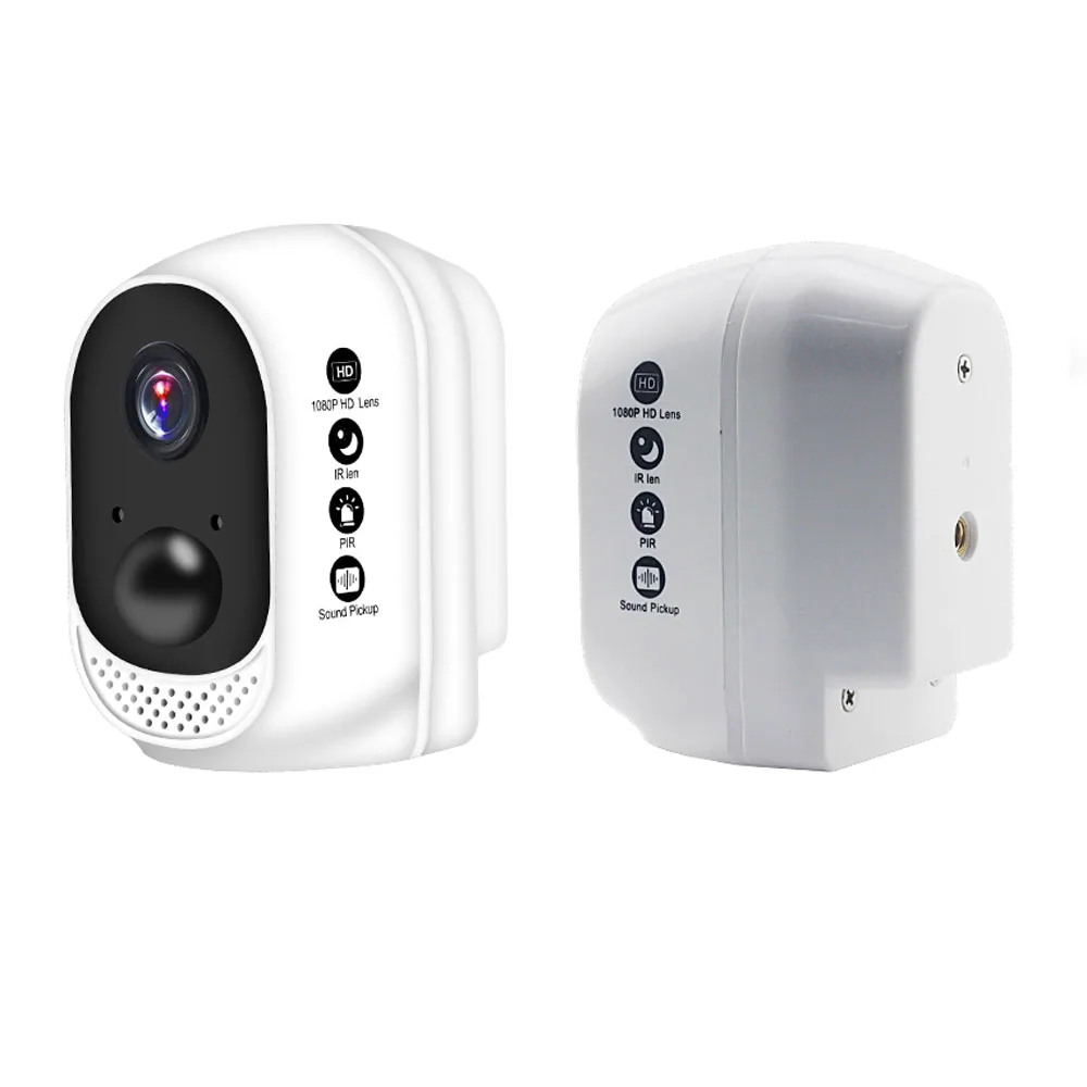 1080P HD беспроводная WiFi камера Встроенный 10400mAh литиевая батарея наружная внутренняя безопасность IP Cam PIR детектор движения двухстороннее аудио