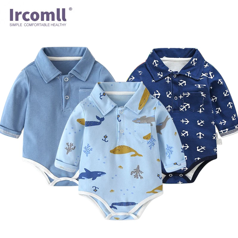 Ircomll/Детские комбинезоны для малышей; хлопковое Детское трико с длинными рукавами для маленьких девочек и мальчиков; костюм для новорожденных; детский цельнокроеный костюм - Цвет: Style 11