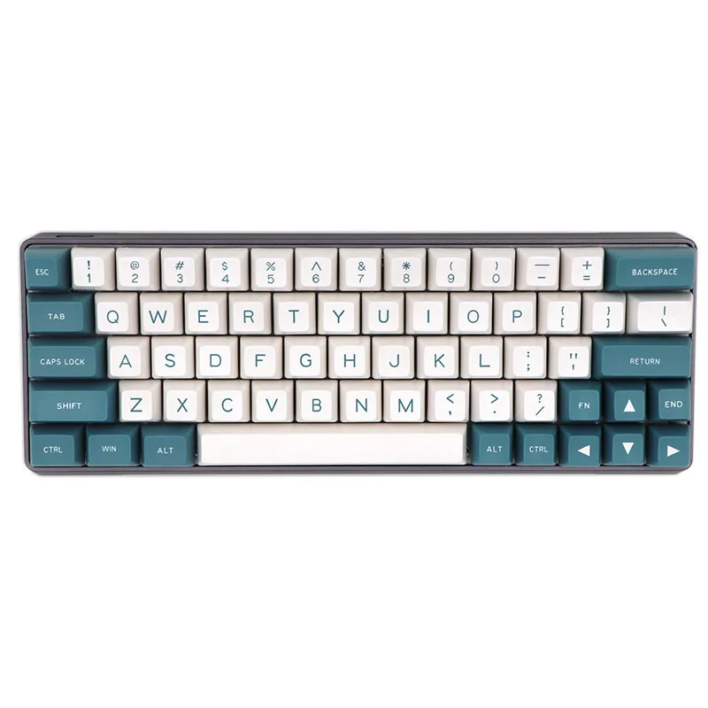 Набор ключей MAXKEY GREEN & WHITE 134 клавиши SA профиль для проводной USB механической
