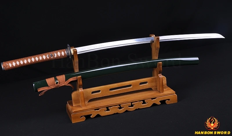 

Customized Home Metal Decoration Katana Samurai Japanese Sword 1060 High Carbon Steel Fully Handmade Thick Hard Wooden Scrabbard