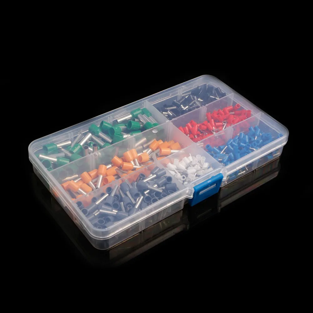 600 шт. набор изолированных наконечников для проводов|insulated cord end|end terminalbootlace cooper