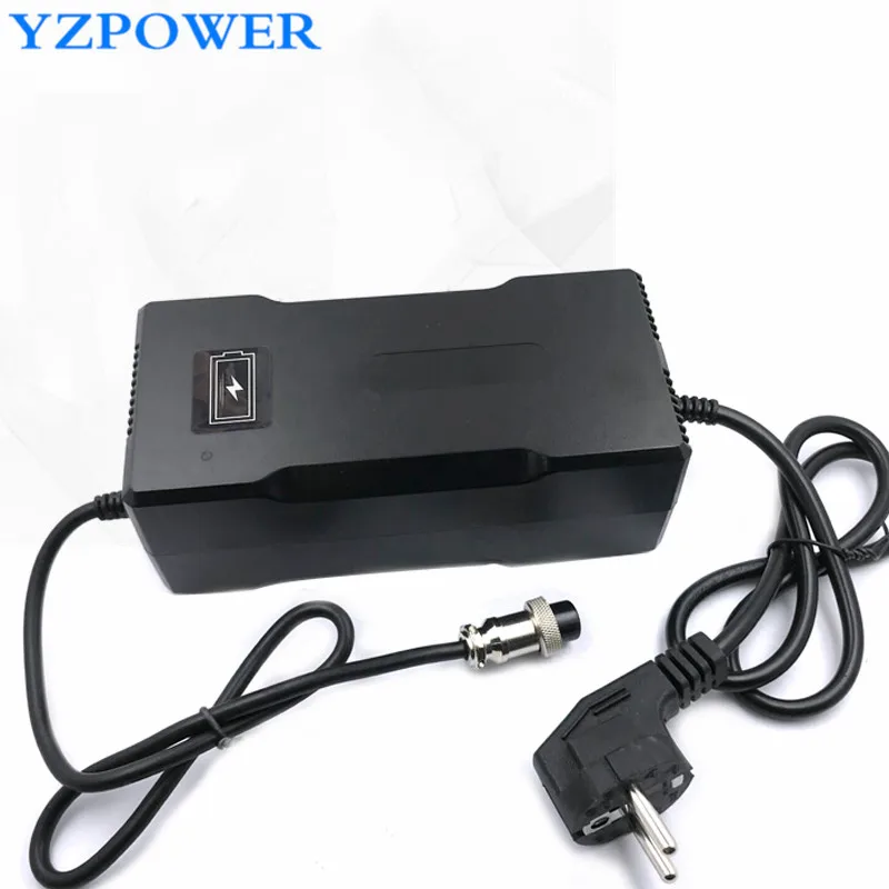 YZPOWER Rohs CE Smart 58,8 в 3 А литиевая батарея зарядное устройство для электрического инструмента робот Электрический автомобиль Li-on аккумулятор 48 В со встроенным вентилятором