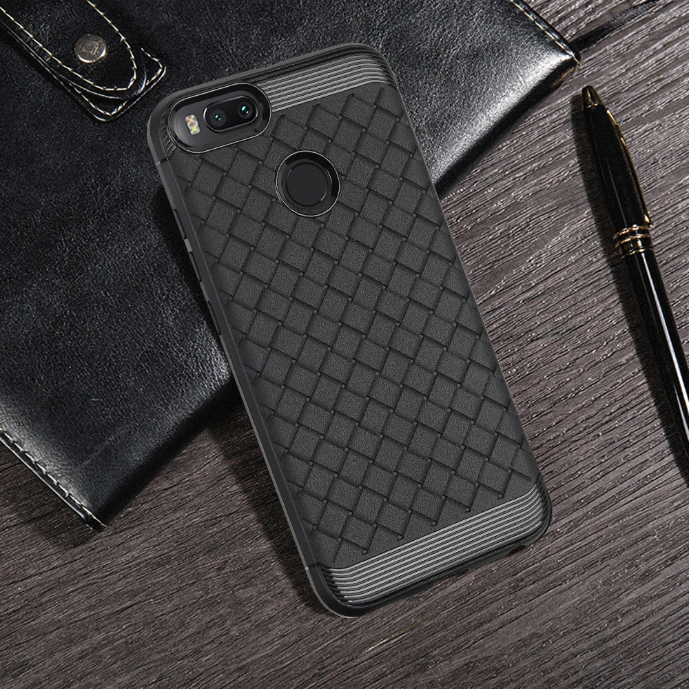 Для Xiaomi 5X Redmi Note 5 плюс Y1 Lite 5A 4X Примечание 4xfashion вязать линии противоударный