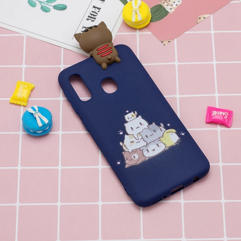 Чехол A20E для Samsung Galaxy A20e мягкий ТПУ чехол с 3D рисунком панды Единорога A20 e Etui чехлы