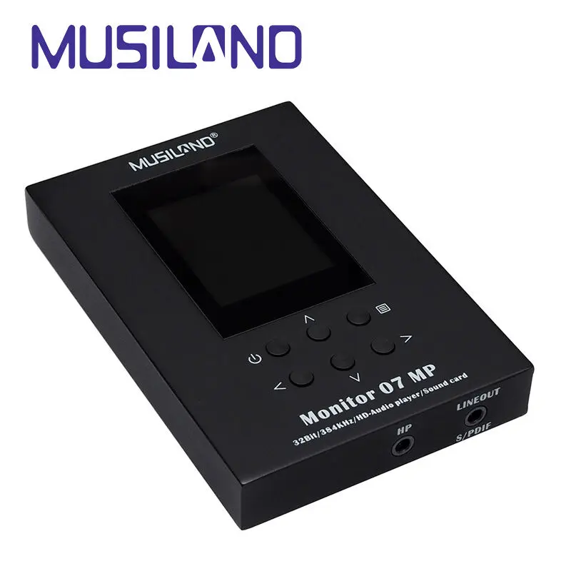 Новые обновления MUSILAND монитор 07MP Портативный HIFI звуковая карта HD аудио дисплей экран DSD без потерь плеер Полная совместимость