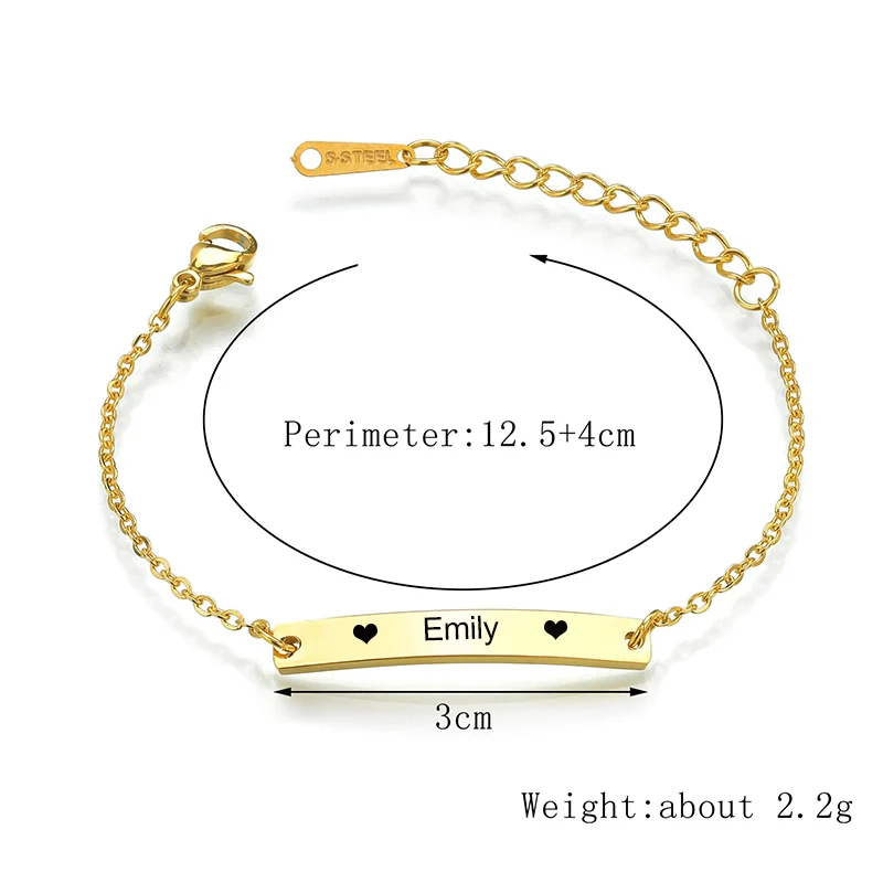 ELSEMODE по индивидуальному заказу Одежда Название браслет Нержавеющая сталь