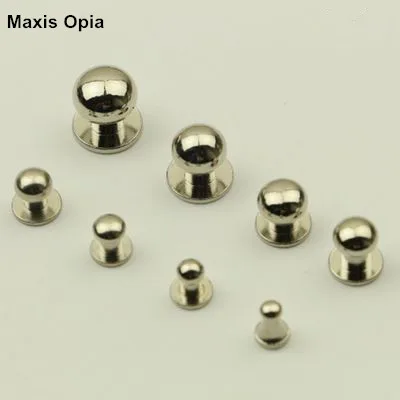 (50 шт./лот) 100% медный розовый Золотой литой винт с круглой головкой для заклепок