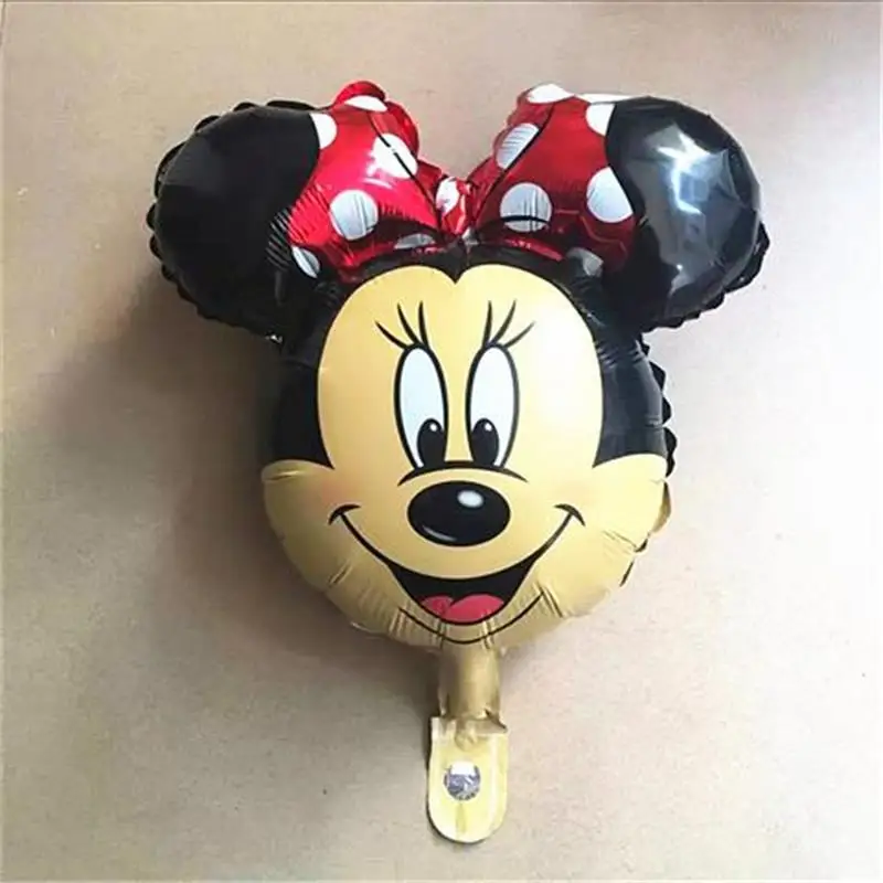 Воздушные шары в форме Микки большие Гигантские Минни 67 см с большим красным