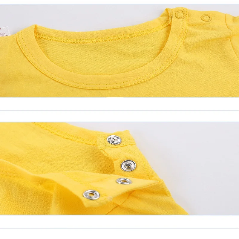 3 шт./лот Новинка лета 2019 Стильный комбинезон с короткими рукавами для девочек