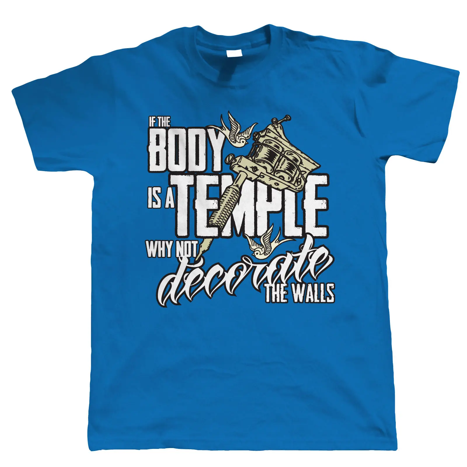 If The Body Is A Temple Мужская татуировочная художественная таттоистская