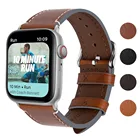 Fullmosa 4 цвета совместимый ремешок для Apple Watch, винтажная кожа совместима с Apple Watch серии 45 iWatch ремешок 40 мм 44 мм
