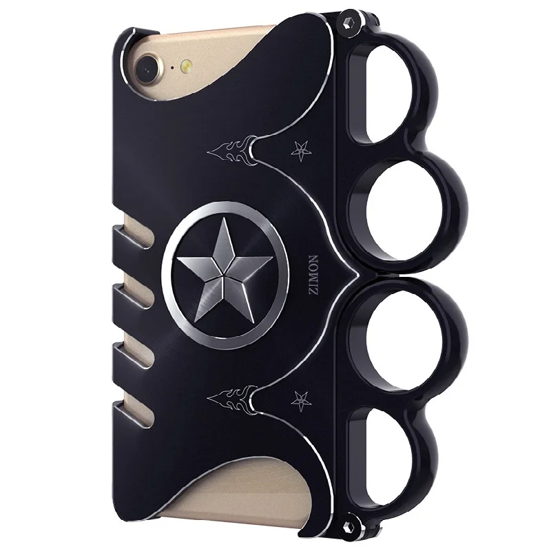 Модный металлический алюминиевый бампер Противоударная задняя крышка для Apple