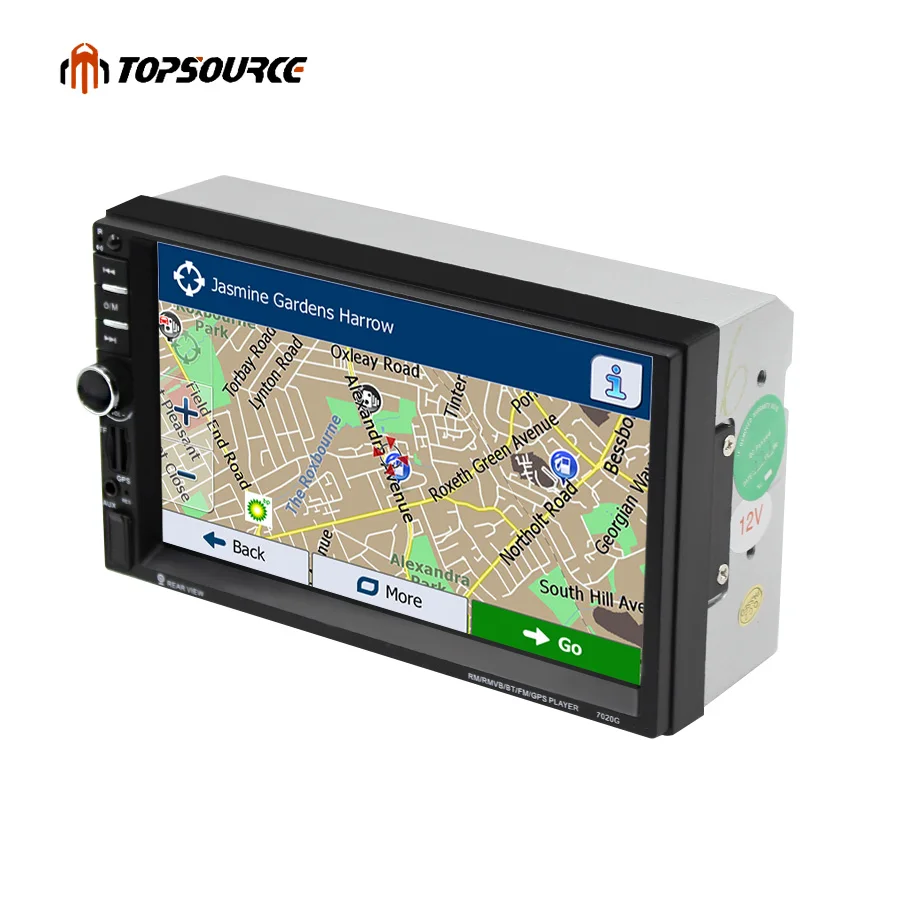 Универсальный автомобильный DVD видео мультимедийный плеер TOPSOURCE 7020G 2 Din 1080P 7