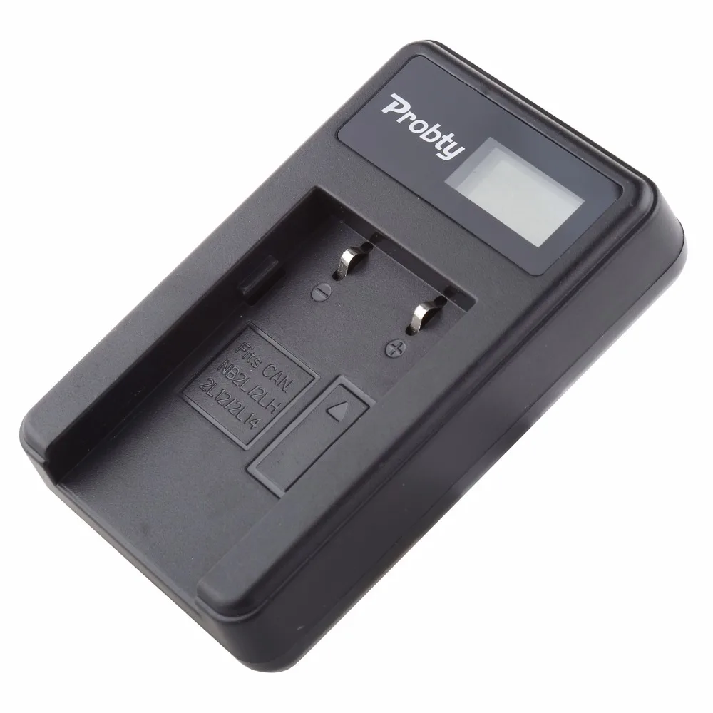 Probty NB-2LH NB-2L NB 2L LCD USB Charger for Canon Elura 85 90 MV800 800i 900 920 EOS 350D 400D PowerShot G7 G9 S70 S80 R100 |