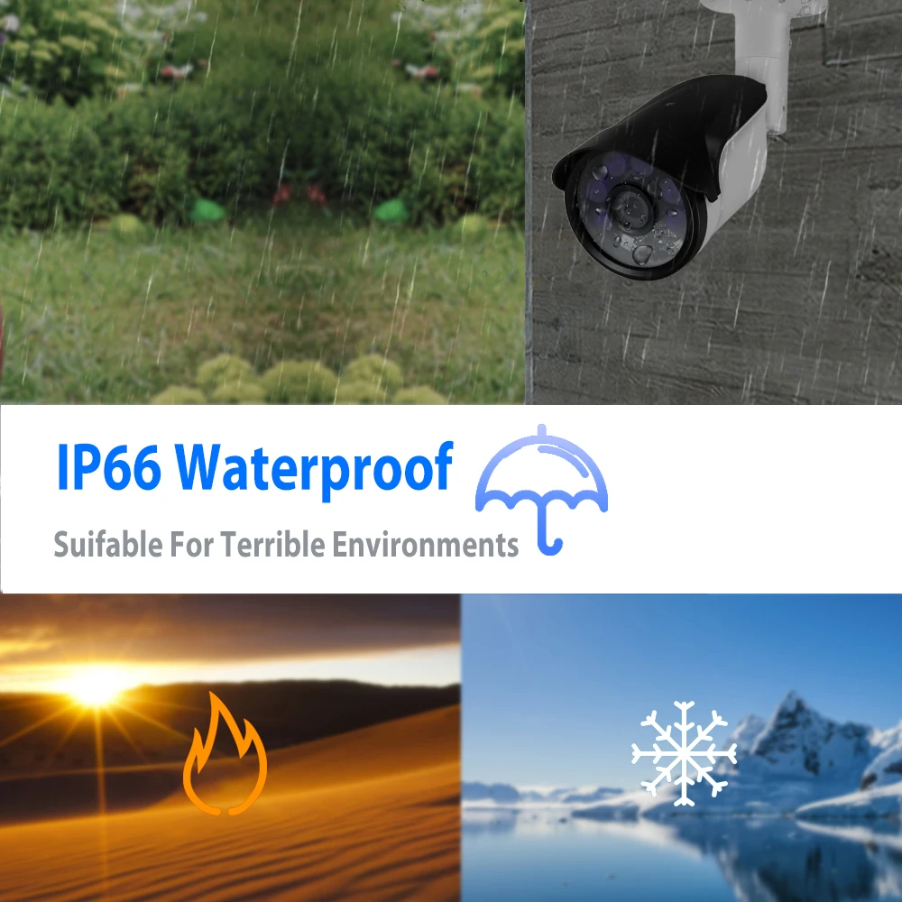BFMore POE IP Camera 1080P 960P 720P Safety Outdoor Security camera Waterproof IR Night Vision Surveillance 48V | Безопасность и
