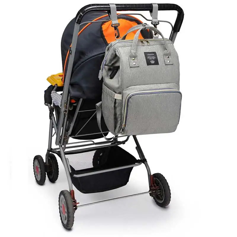 Сумка для подгузников с USB разъемом Модный вместительный дорожный ранец мам