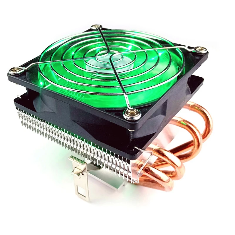 Ультра Процессор кулер Медь трубы радиатора HTPC ITX материнской плате компьютера чехол proccesor кулер вентилятор охлаждения для Intel LGA1156 1151 1150 775 AM3 AM4