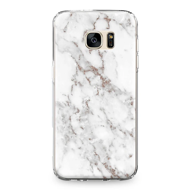 Для samsung Galaxy S5 S6 S7 Edge S8 S9 S10 Plus S10e Note 4 5 8 9 мягкий чехол разноцветный мраморный кожаный силиконовый чехол - Цвет: 3315