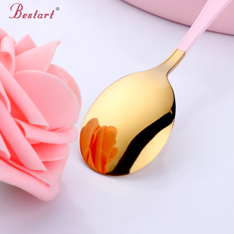 2 шт./комплект детские столовые приборы из нержавеющей стали|love spoon|stainless steel