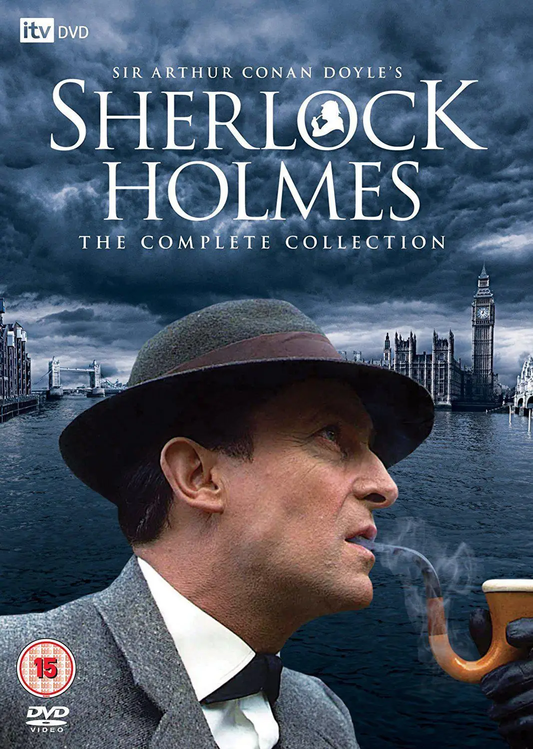 Pipe The Adventures of Sherlock Holmes (1984) ТВ ретро ВИНТАЖНЫЙ ПЛАКАТ холст настенная наклейка