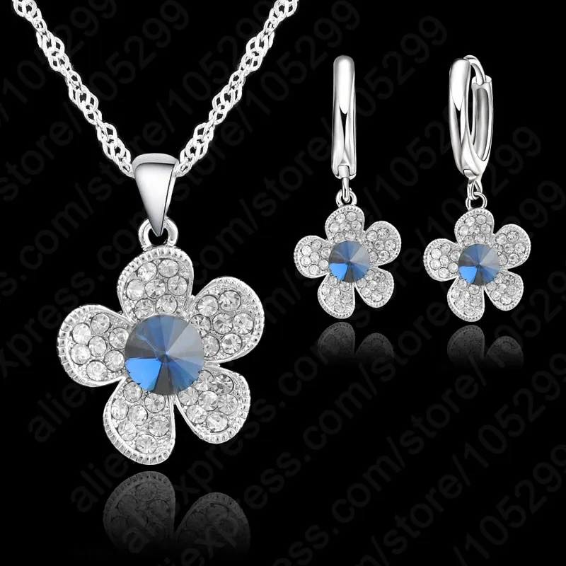 Женское Ожерелье и серьги из серебра 925 пробы с фианитами|jewelry headpiece|jewelry globejewelry gifts