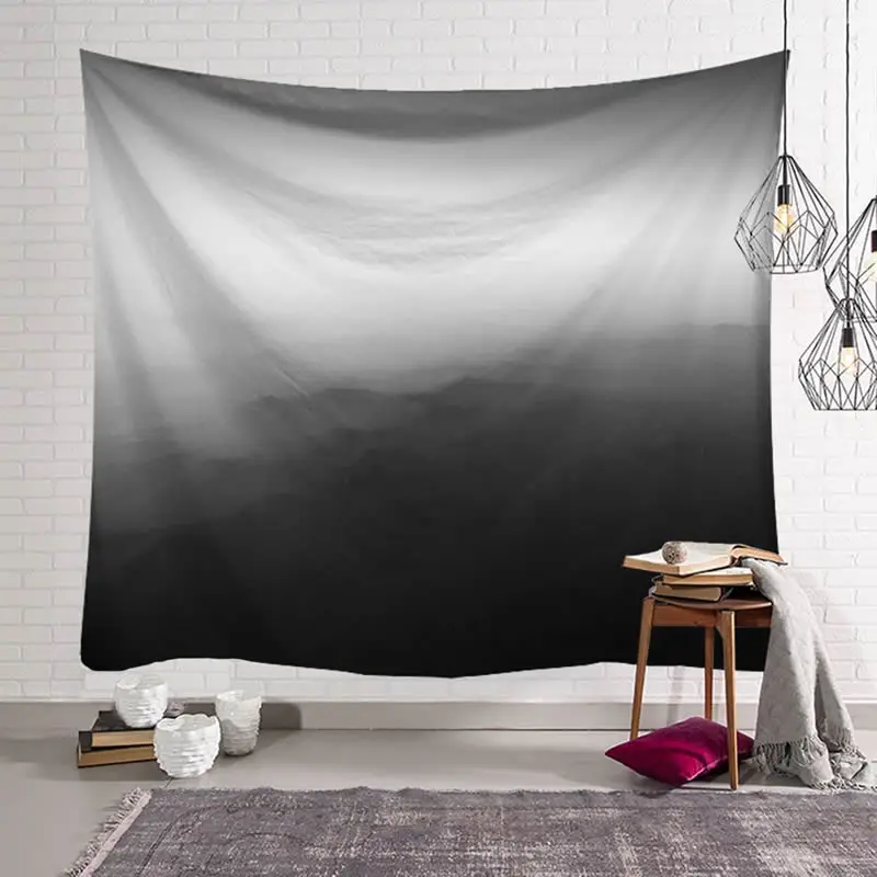 Misty Forest Wall Tapestry Home Decorations Mandala bohemian Decorative Hippie tapestry Natural Scenery Living Room Decor | Дом и сад