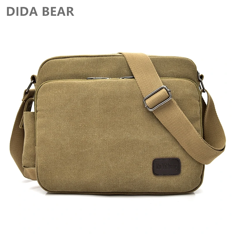 DIDABEAR 2020 мужские сумки через плечо холщовые на ранцы в стиле ретро для путешествий