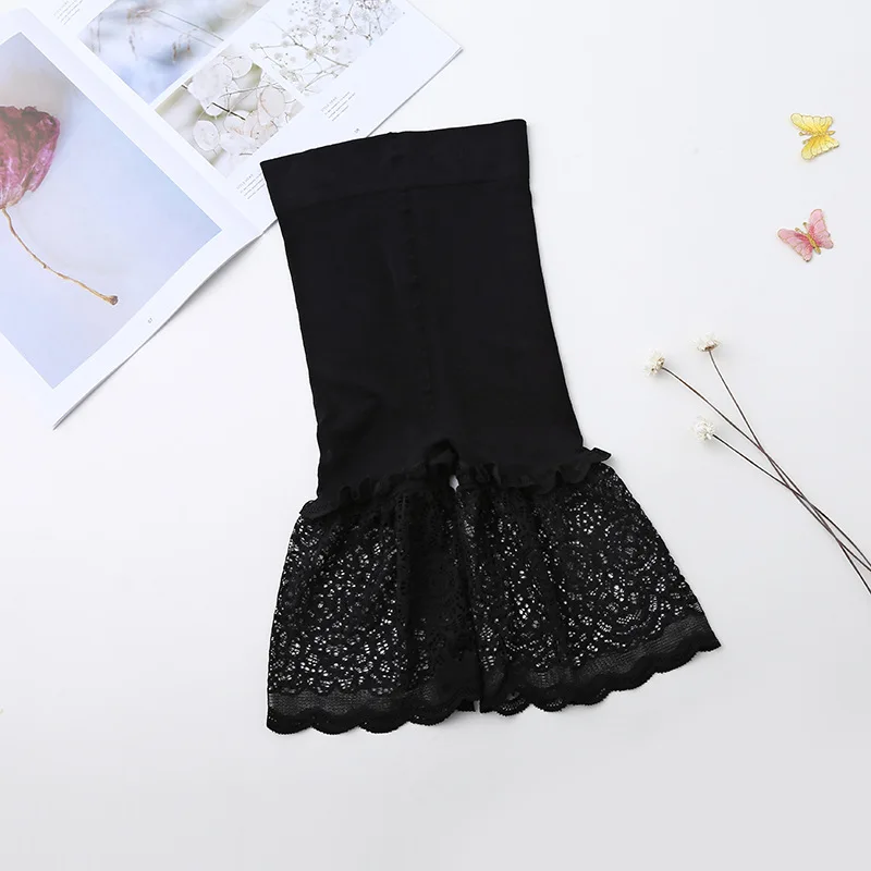 Женские комбинированные Лоскутные трикотажные кружевные короткие женские