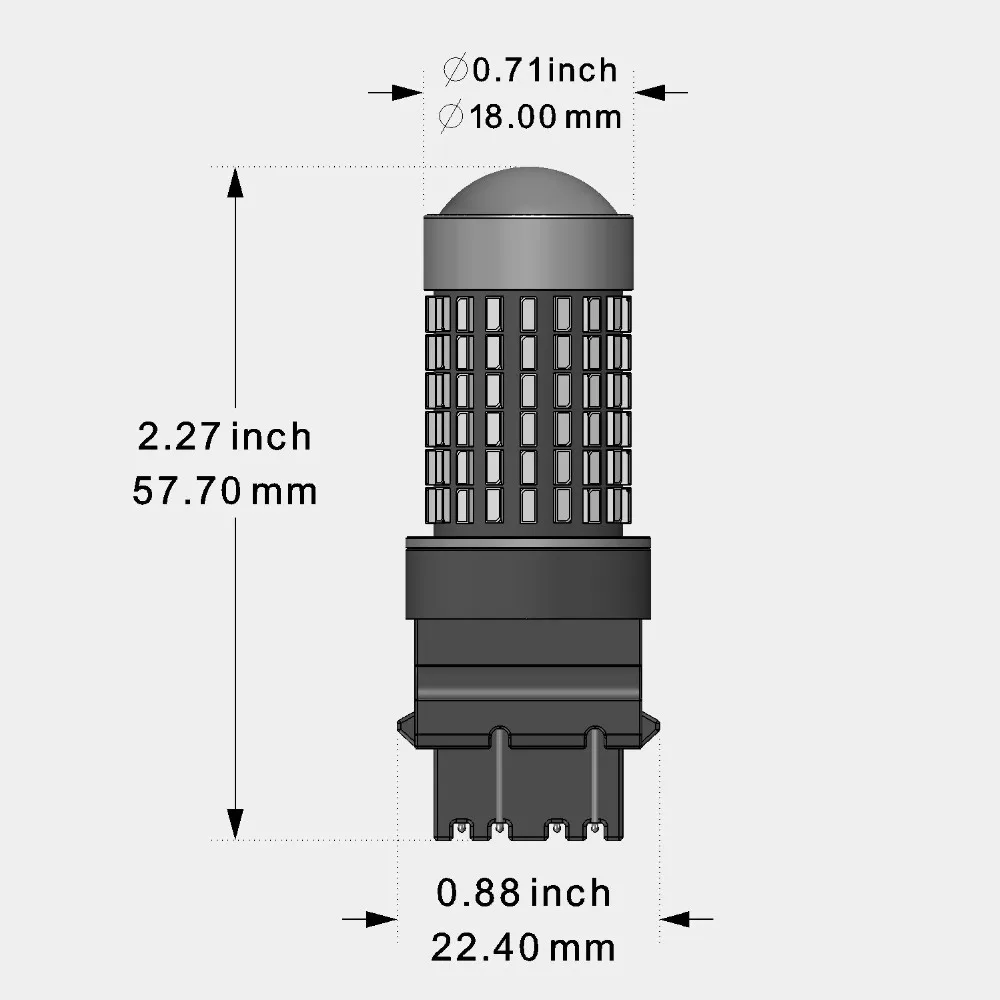 AGLINT 2 шт. T25 3157 Светодиодные Автомобильные лампы для автомобилей светодиодные DRL и