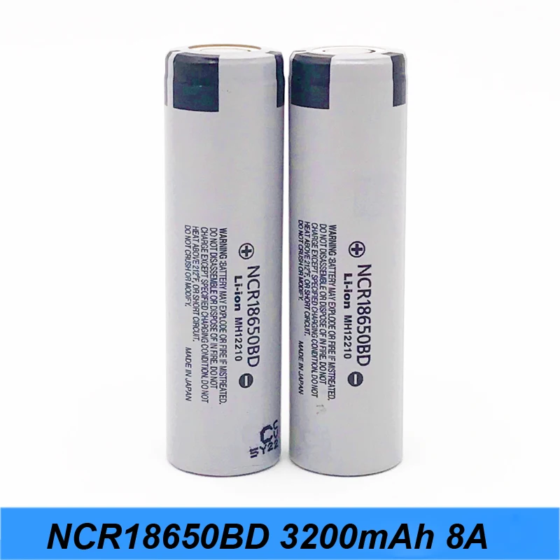 18650 батарея NCR18650BD 3200 mAh 3 6 v 8amp для электрического велосипеда 48 36 зарядное