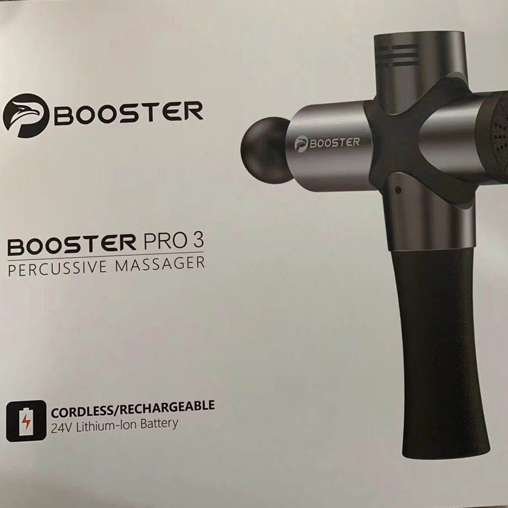 Ручной массажный пистолет Booster Pro 3 для глубоких тканей устройство массажа мышц с 6