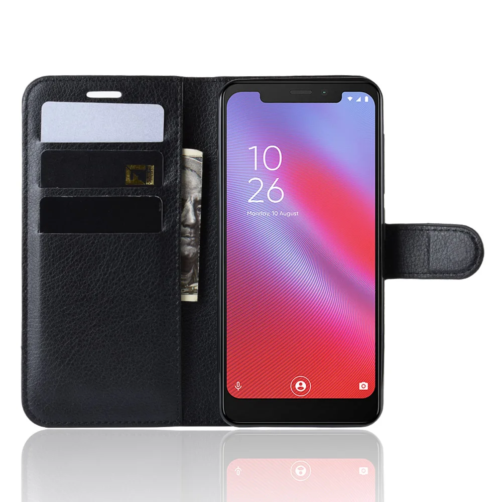 Для Vodafone Smart N10 чехол VFD 630 Lichi Роскошный кожаный флип для телефона кошелек